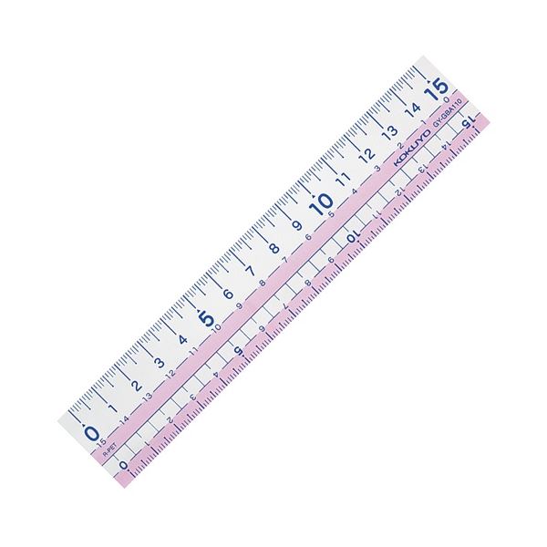 大きな数字と山型目盛りで読みやすい直線定規見やすい数字と山型目盛りで、直線を引くのが楽しくなる ピンクの15cm直線定規セットが10本入ったお得なパック 【5セット限定】 (まとめ) コクヨ 直線定規