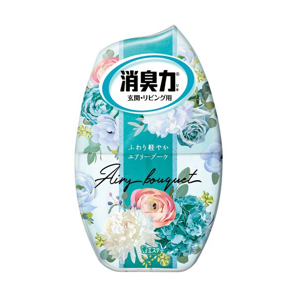 しっかり消臭、ずっと香る。長時間効果で消臭＆芳香 お部屋を包むフレッシュな香り （まとめ）エステー お部屋の消臭＆香り エアリーブーケ 400ml 1個 【×10セット】 （まとめ）エステー お部屋の