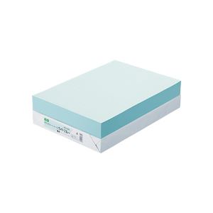 カラーペーパー輝く青の海を思わせる500枚入りB4サイズのαエコカラーペーパーII 心地よいライトブルーで創造力を刺激 仕事も趣味も彩りましょう 10セットまとめ買い お徳用 でお得に手に入れられます