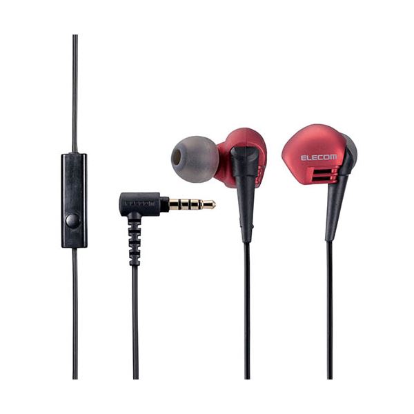 φ10mmのダイナミックドライバーを採用し、より迫力のある重低音が楽しめる。迫力溢れる低音を体感 φ10mmのダイナミックドライバー搭載 ステレオヘッドホン（マイク付）/耳栓タイプ/φ3.5/10.0
