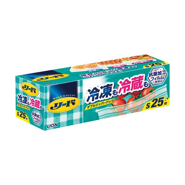 抗菌加工フィルムを採用した、冷凍・冷蔵兼用のジッパー付バッグ。新感覚 菌をブロックするフィルムで、冷凍・冷蔵も一緒に保存できる 便利なジッパー付バッグ（まとめ）ライオン リードフレッシュキープバッグ 