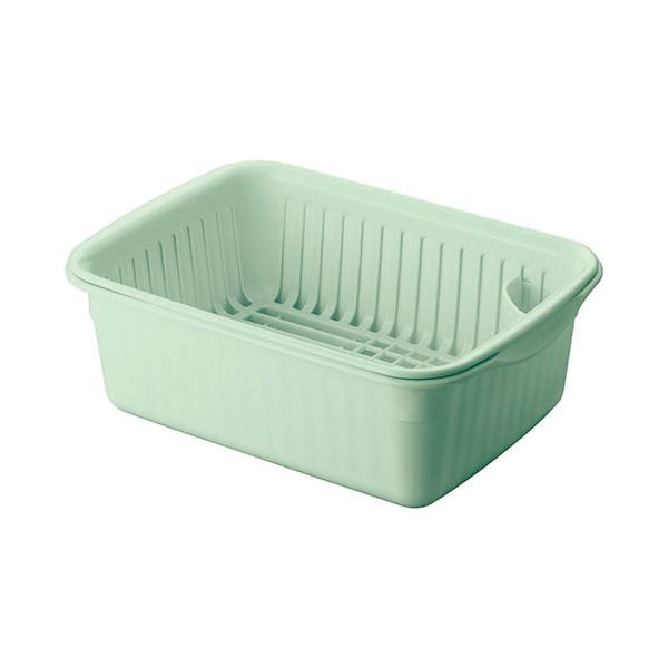 水受け付き 水切りカゴ 水切りバスケット 食器かご 洗い物カゴ水切り ラック かご 食器 洗い物 カゴ シンク 流し台 洗い物 皿洗い お皿洗い 食器洗い 水周り キッチン用品水を受け止める水切りカゴ
