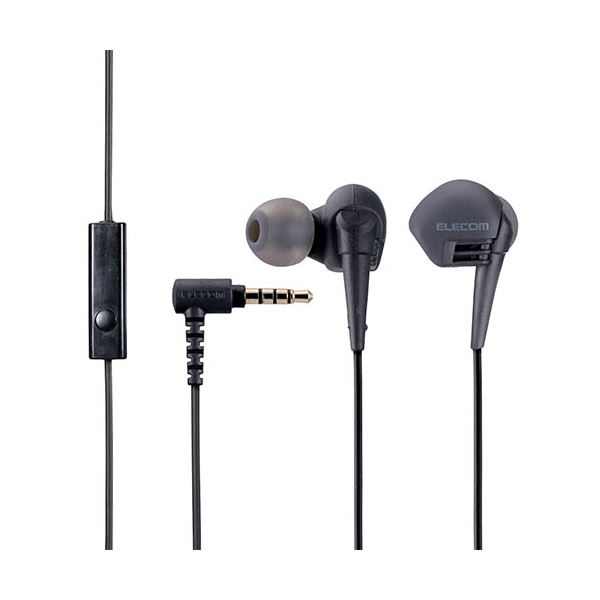φ10mmのダイナミックドライバーを採用し、より迫力のある重低音が楽しめる。迫力溢れる低音を体感 φ10mmのダイナミックドライバー搭載 ステレオヘッドホン（マイク付）/耳栓タイプ/φ3.5/10.0