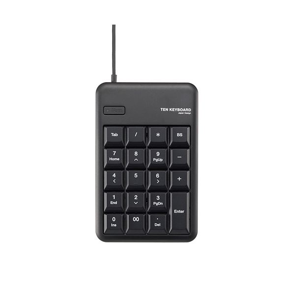 マウスなどのUSB機器を2台まで接続可能!の便利なテンキーパッドは、2台のUSB機器を同時接続可能 マウスなども快適操作できる使いやすさとスタイリッシュなデザインが魅力 仕事もプライベートも効率アップ