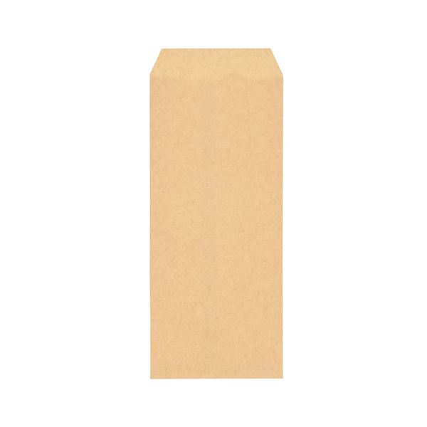 汎用度の高いサイズはまとめ買いで。多用途な大きさをまとめ買い お徳用 で （まとめ）R40再生紙クラフト封筒 長470g／m2 〒なし 404-80 1ケース（1000枚）【×5セット】 （まとめ） 