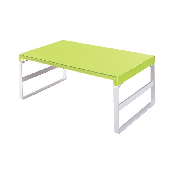 机上整理／収納用品 その他机上整理／収納用品効率的な整理と整理 収納 に最適なスタイリッシュな机 テーブル 上台 広々としたサイズで黄緑の鮮やかな色合いが目を引く 仕事や勉強の効率をアップさせる相棒 