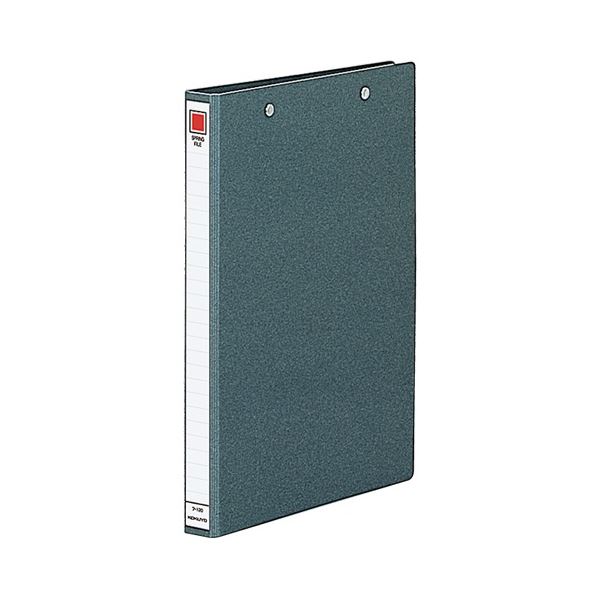 2つのとじ具付きだから、2カ所に分けてとじられる。2つのとじ具で、自由自在に分けてとじる A4サイズ2穴ダブルファイル、とじ足スプリング付きで200枚収容、背幅33mmのフ-220 1セットで10冊 