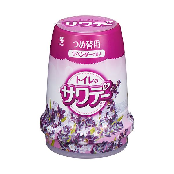 心地よい香りが薫るトイレの芳香消臭剤。心地良い香りが漂う、トイレの芳香消臭剤 リラックス効果抜群のラベンダーの香りで、心が安らぐ 経済的なつめ替え用で、1個あたり140g 20セットでお得にご提供 （