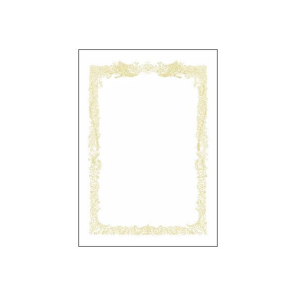 栄光を讃える証書用紙 B4サイズ 横書き 百枚セット タカ印 賞状用紙 10-1171 B4横書 百枚◇関連： 生活用品／インテリア／雑貨／文具／オフィス用品／ノート／紙製品／賞状用紙／賞状額縁 （キ