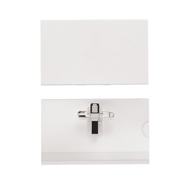 とめ具は、クリップと安全ピンの両用タイプ。便利な2WAY 名札用具はクリップとピンの両用 (まとめ)ライオン事務器 名札ハードタイプ2WAY N-31K 1個【×100セット】 (まとめ) ライオン事