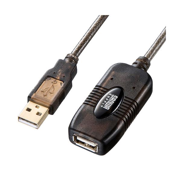 延長USBアクティブリピーターケーブル超ロングリーチUSBケーブル 配線 信号強化アクティブリピーター搭載 パソコン PC から遠くのデバイスまで20mの確かな接続を実現 データ転送も充電もこれ一本で