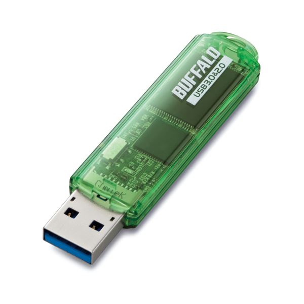 USB3.0で高速転送。手軽に使えるスタンダードモデル。高速データ転送可能なUSB3.0対応のスタンダードモデル 手軽に使える便利な16GBの大容量 大型 グリーンカラーUSBメモリー まとめて5個セ