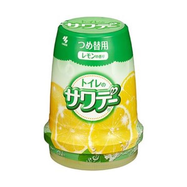 心地よい香りが薫るトイレの芳香消臭剤。心地良い香りが満ちる、トイレの芳香消臭剤 サワデー気分すっきりレモンの香りが、心をリフレッシュさせる つめ替え用140g×50セットで、長くお得にお使いいただけま