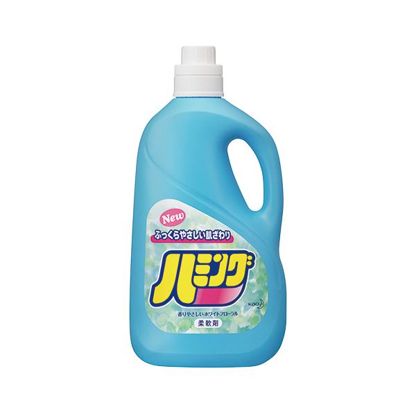 少しの量でもっとふんわり。赤ちゃんの衣類にも。ほんの少しでも、愛らしさ倍増 赤ちゃんのお洋服もふんわり 花王が贈る、感動の特大サイズ2500ml （まとめ）花王 ハミング 特大 2500ml 1個【×