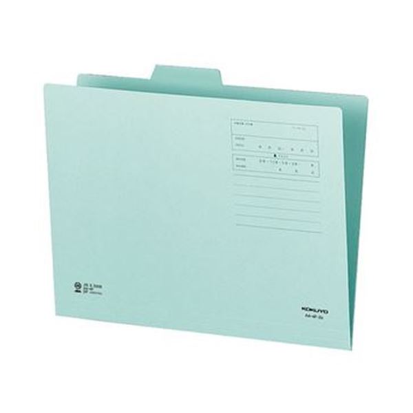 細かく分類できて検索しやすい、見出し山4つの1/4カットフォルダー。見やすく整理できる 便利な1/4カットフォルダー 色分けできるA4サイズ 第2見出しで青いフォルダ 10冊セット×20セット （まと