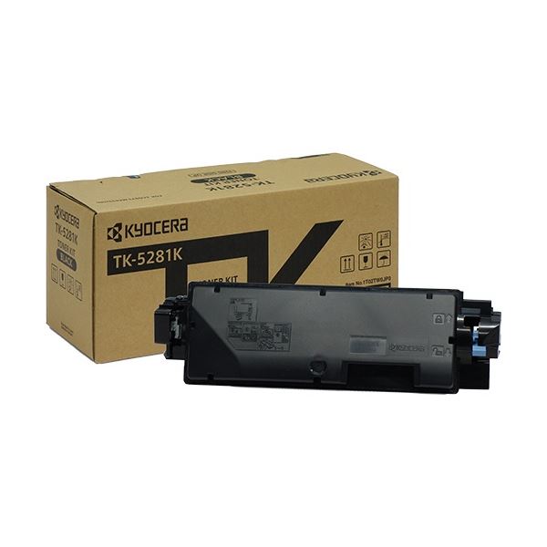 メーカー純正レーザープリンタ用トナーカートリッジ高品質なブラックトナー TK-5281Kが1個 鮮明で速い印刷を実現し、信頼性とパフォーマンスを提供 ビジネスに革新をもたらす最新技術 効率化とプロ仕上