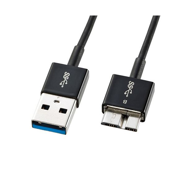 マイクロUSB3.0ケーブル 0.5m 超ごく細 (USB3.0micro)超高速 超薄型 超便利 USB3.0マイクロケーブル 配線 0.5m 極細設計 最新テクノロジーで驚きのパフォーマンスを実現