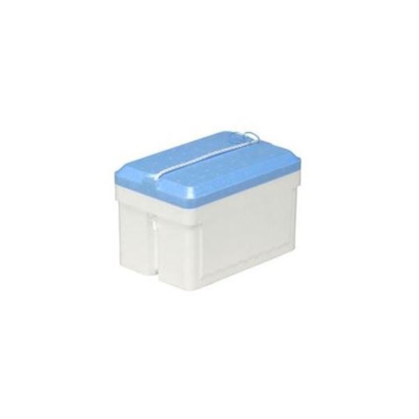 冷たさと清涼感を極める 氷の聖域【本体：パールホワイト フタ：アクアブルー】 ICY-7【×5セット】 （まとめ）クーラーボックス 【本体：白 フタ：青】 KC-7 【×5セット】◇関連： スポーツ／
