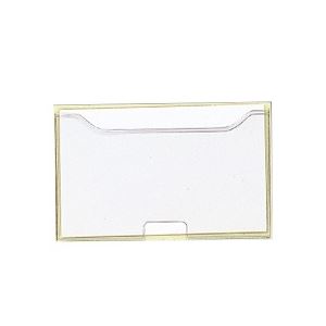 名刺やIDカードをスタイリッシュに整理 収納 ネームケース(IDカード用) タテ60×ヨコ95mm HB355 1パック(10枚)【×10セット】 (まとめ) リヒトラブ ネームケース(IDカード用)