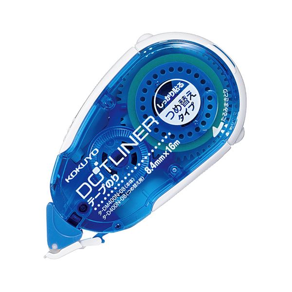 接着用品 テープのり テープのり（本体）貼りつく 強力なドットライナー テープのり本体 8.4mm×16m しっかり貼るタイプ 接着用品の革命 10個セット×5でお得 (まとめ) コクヨ テープのり 