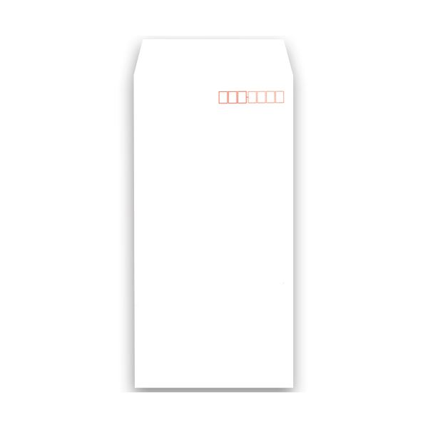 ノート・ふせん・紙製品 封筒 カラー封筒カラフルな封筒で個性を演出 柔らかな色合いの封筒 長3 80g／m2 〒枠付き ホワイト N3S80W 1パック（100枚）【×30セット】 白 (まとめ) キ