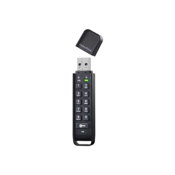 セキュリティを強化した32GBのUSBメモリー、パスワードボタン搭載で安心 安全 のデータ保護 アイ・オー・データ機器 パスワードボタン付き セキュリティUSBメモリー 32GB ED-HB3/32G