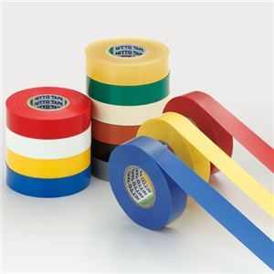 信頼の巻物、19mm×20mのビニールテープ、10巻セット 使いやすく耐久性に優れたNo.21 プロも絶賛の品質で、あらゆる場面で活躍 工事現場からDIYまで、仕事をサポート (まとめ) 日東電工 ビ