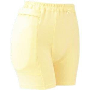 転倒時の衝撃を吸収する、クッション材入りのパンツ。衝撃吸収のクッションパンツ 転倒時に安心 安全 感を与える、柔らかなクッション材入りパンツ 快適な着用感と優れたフィット感で、日常の動きをサポート 女