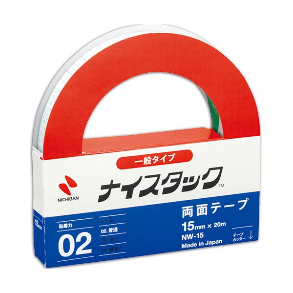 接着用品 両面テープ再生紙の力でしっかりと接着 15mm×20mの大巻両面テープが30セットでお得 ニチバンのナイスタックがあなたの作業をサポートします (まとめ) ニチバン ナイスタック 再生紙両面