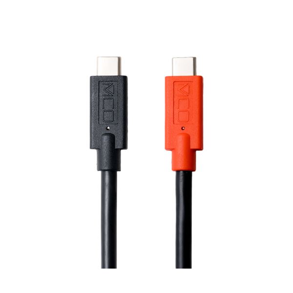パワフルな充電と高速データ転送を実現する、長さ3mのブラックType-C USB2.0 PDケーブル 配線 が2本セットでお得 黒 （まとめ）MCO Type-C USB2.0 PDケーブル 配線 3