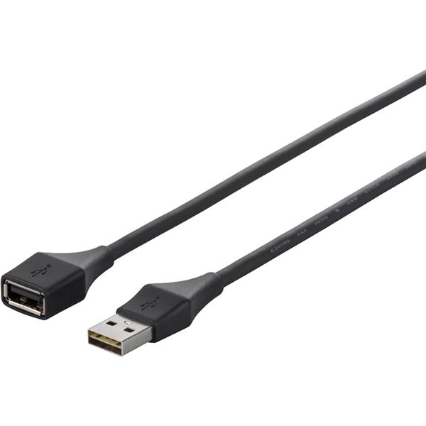 高速データ転送を実現するUSB2.0 A to A延長ケーブル 配線 1.5mの長さでスタイリッシュなブラックカラー どんな環境にもマッチし、使い勝手も抜群 パソコン PC や周辺機器の接続をスムーズ