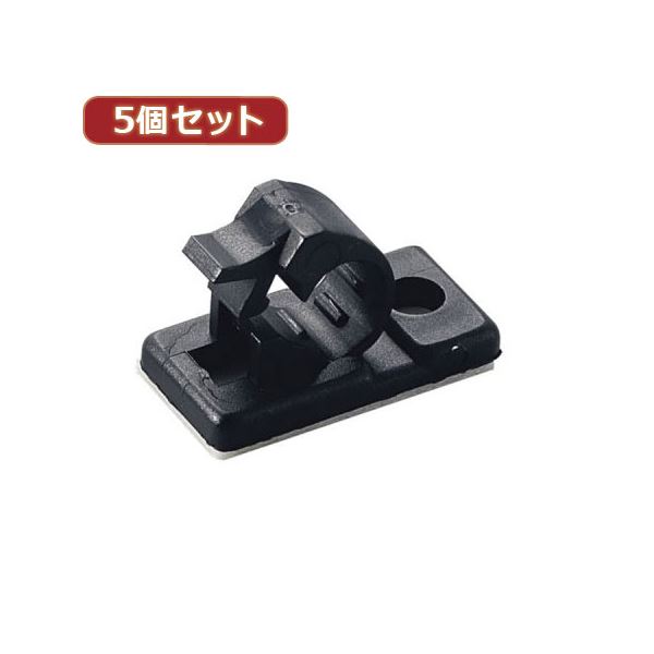 ケーブルクリップ 内径:6mm 黒 10個入シンプルで使いやすい 6mmの黒いケーブル 配線 をしっかりまとめる10個入りクリップ ヤザワの5個セットでお得にGET FKN6X5×3セット （まとめ）