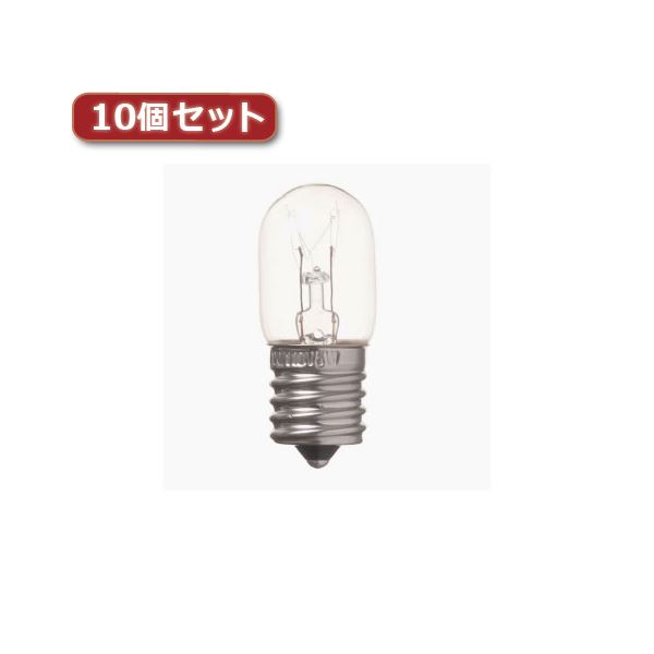ナツメ球 E17 15W クリア明るく輝く夏の光、E17 15Wクリア球が10個セットでお得に 熱い季節にぴったりのナツメ球、登場 T201715CX10【×2セット】 （まとめ）YAZAWA ナツメ