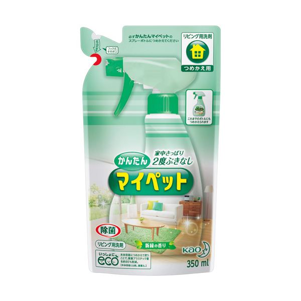 ペットのお手入れが簡単に 便利な詰替用350ml×30セット （まとめ） 花王 かんたんマイペット 詰替用 350ml【×30セット】◇関連： 生活用品／インテリア／雑貨／日用雑貨／掃除洗剤 （キーワ