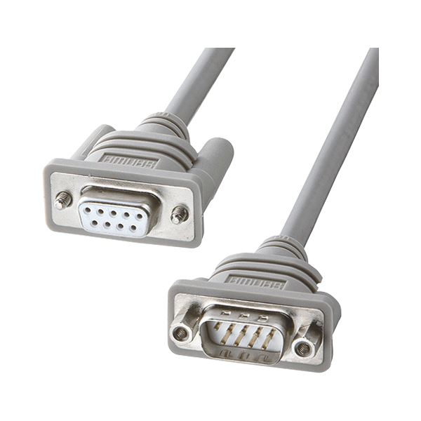 RS-232Cケーブル(D-sub9pin)を延長するケーブルです。信号を伝える力強い結びつき RS-232Cケーブル 配線 の延長に最適 D-Sub9pinオス-メス 4.0mケーブル 3本セット 