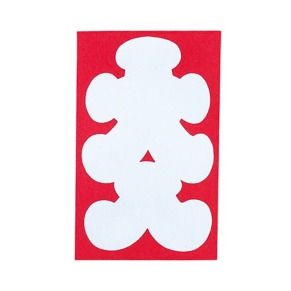 大入半円袋(封筒タイプ)鮮やかな赤色の大人向け半円袋 上質な紙で作られた60×95mmの大入りサイズ 便利な封筒タイプで使いやすさ抜群 1セットには500枚もの半円袋が入っており、さらに3セットものお