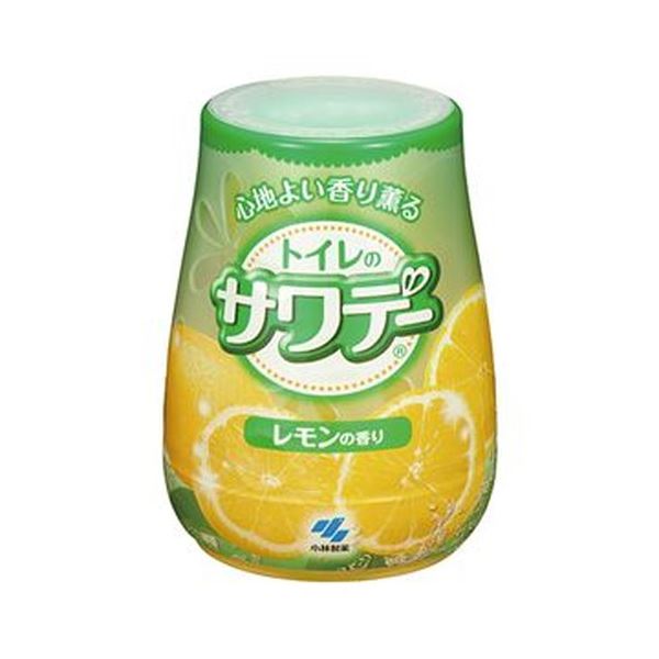 心地よい香りが薫るトイレの芳香消臭剤。心地良い香りが漂う、トイレの芳香消臭剤 サワデー気分すっきりレモンの香りで、心地よさ倍増 1個の本体が140g入りで、まとめて20個セット 快適なトイレタイムをお