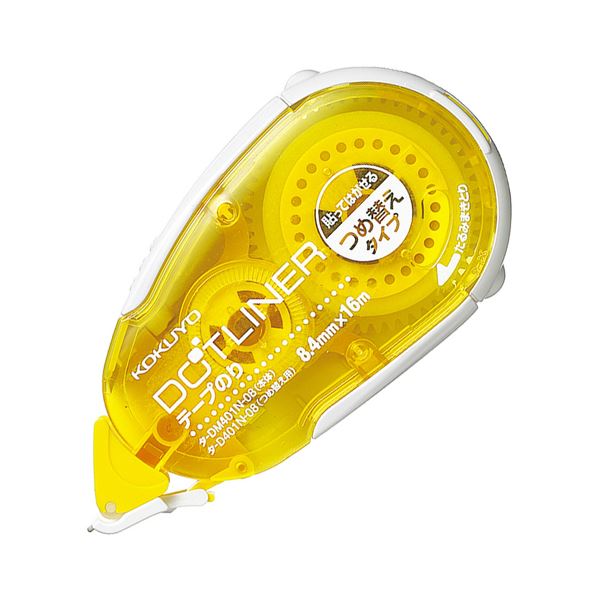 接着用品 テープのり テープのり（本体）はがせるテープのり 簡単に貼ってはがせる コクヨのドットライナーが進化 8.4mm×16mの本体で、使いやすさも抜群 テープのり（本体）が30個セットでお得 手