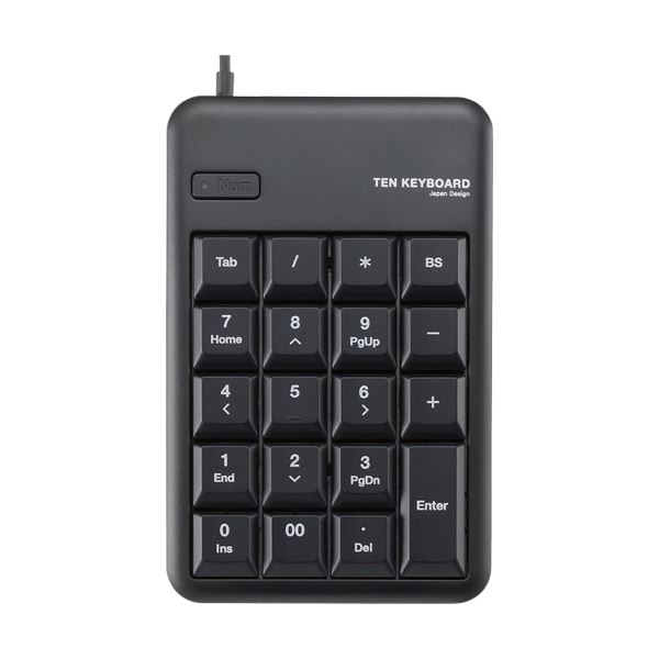 マウス・キーボード・入力機器 テンキーボードのUSB 2.0 HUB搭載テンキーパッド TK-TCM012BK／RSは、パソコン PC 作業を効率化し、スムーズな操作を実現します デスク (テーブル 