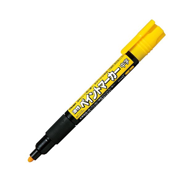 鮮やかな黄色で彩るペンテルのペイントマーカー中字10本セット 色あせ知らずの高品質インクで、アートや手作りに最適 書く・描く・塗る、あらゆる表現を叶える一本 プロも愛用する信頼の逸品 黄色の魅力を存分