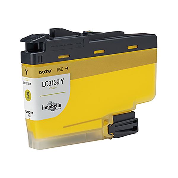 鮮やかな黄色のインクカートリッジ、まとめて5セット 驚きの純正品、ブラザー LC3139Y 黄 （まとめ）【純正品】ブラザー LC3139Y インクカートリッジ イエロー【×5セット】 黄◇関連： A