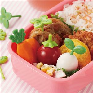 お弁当のおかずにつける『ヘタ・葉』の形のピックお弁当のおかずにぴったり 自然の恵みを感じる『葉っぱピック』セット【480個】- トルネママのお手伝い- はっぱのピック2【8本入り】- P-3328 飾