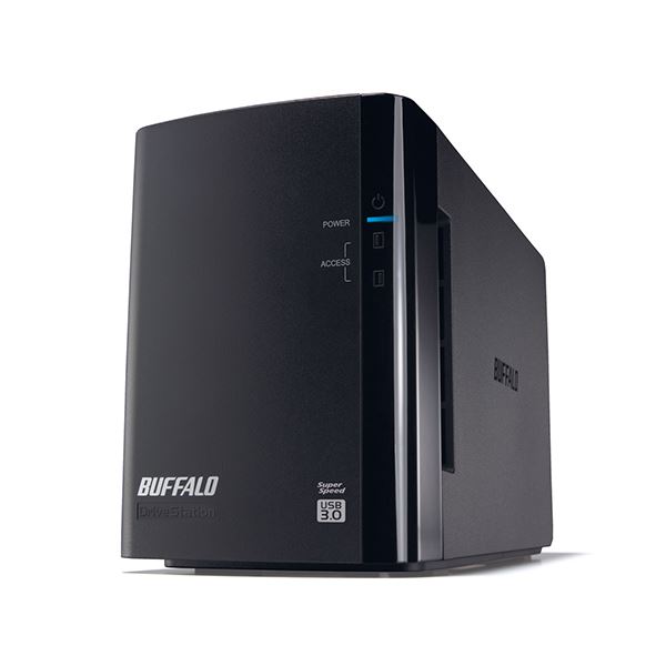 USB3.0搭載で高速アクセス。2台のドライブで安心のミラーリング対応モデル。高速アクセスを実現するUSB3.0搭載の2ドライブ外付けHDD データの安心 安全 なミラーリング機能を備え、8TBの大容