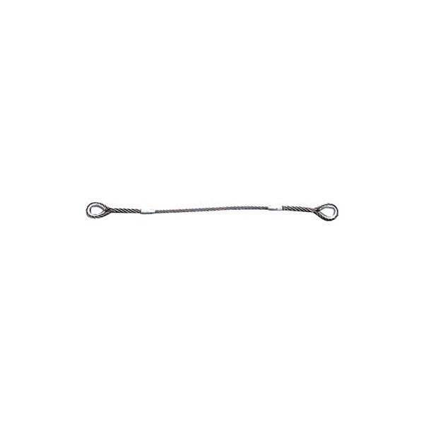 高い耐久性 頑丈 な6mm×2mのWスリング 両端にシンブルを装備し、信頼性抜群 重い荷物も安心 安全 して運べる GRE-6S2 1本 TRUSCO Wスリング Eタイプ 両端シンブル入 6mm×2