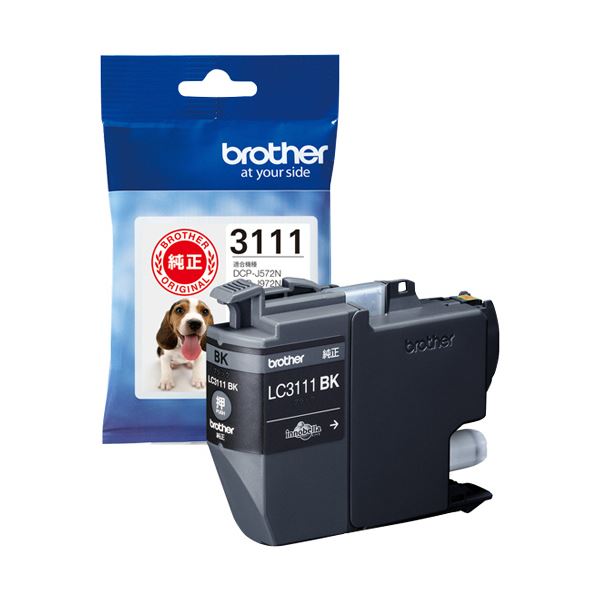 メーカー純正インクジェットカートリッジブラザーの黒インクカートリッジLC3111BK 1個のセットで5倍のお得感 プロ仕様の印刷を手軽に実現 信頼性と耐久性に優れ、長持ちするインクカートリッジ 美しい