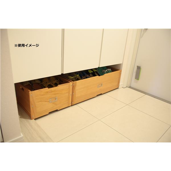 シューズラック下等に。軽くて移動便利な天然木製 収納ボックス下駄箱 シューズラック シューズボックス 靴収納 収納ボックス 収納ラック ストレージ 収納BOX トランク軽やかな移動が可能な天然木 木製