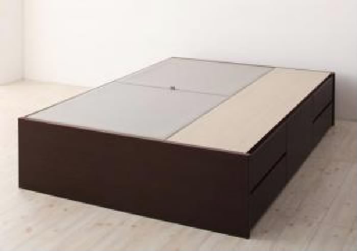 シングルベッド 大容量 大型 整理 収納 ベッド用ベッドフレームのみ 単品 シンプルチェスト タンス キャビネット ベッド( 幅:シングル)(