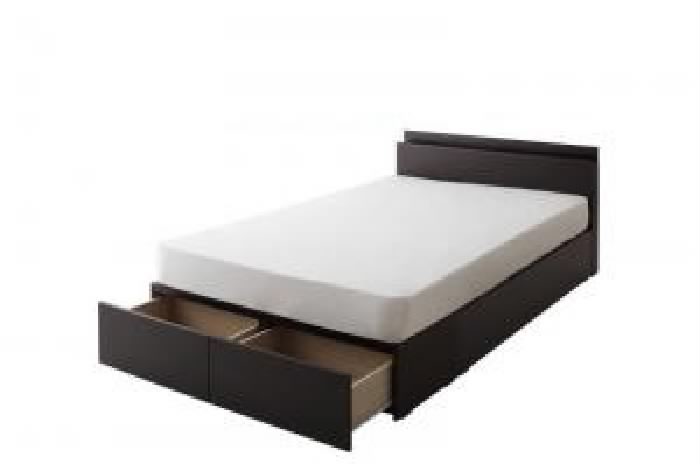 セミダブルベッド 白 連結ベッド マルチラススーパースプリングマットレス付き セット 連結ファミリー整理 収納 ベッド( 幅:セミダブル)