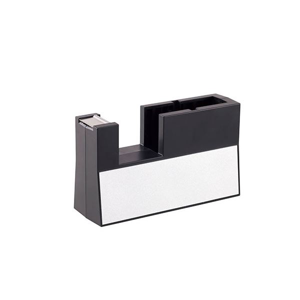 ニチバン テープカッター 直線美 小巻用 黒 NB-TC-CBK6 広がる美しさを手に入れる、スペースを取らないコンパクトなテープカッター 直線