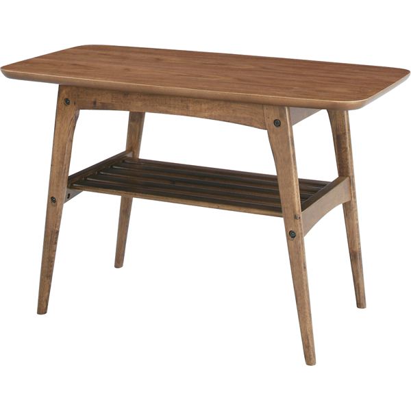 ローテーブル 机 低い ロータイプ センターテーブル センターテーブル 幅75cm S 木製 天然木 棚整理 収納付き コーヒーテーブル Tomte ト